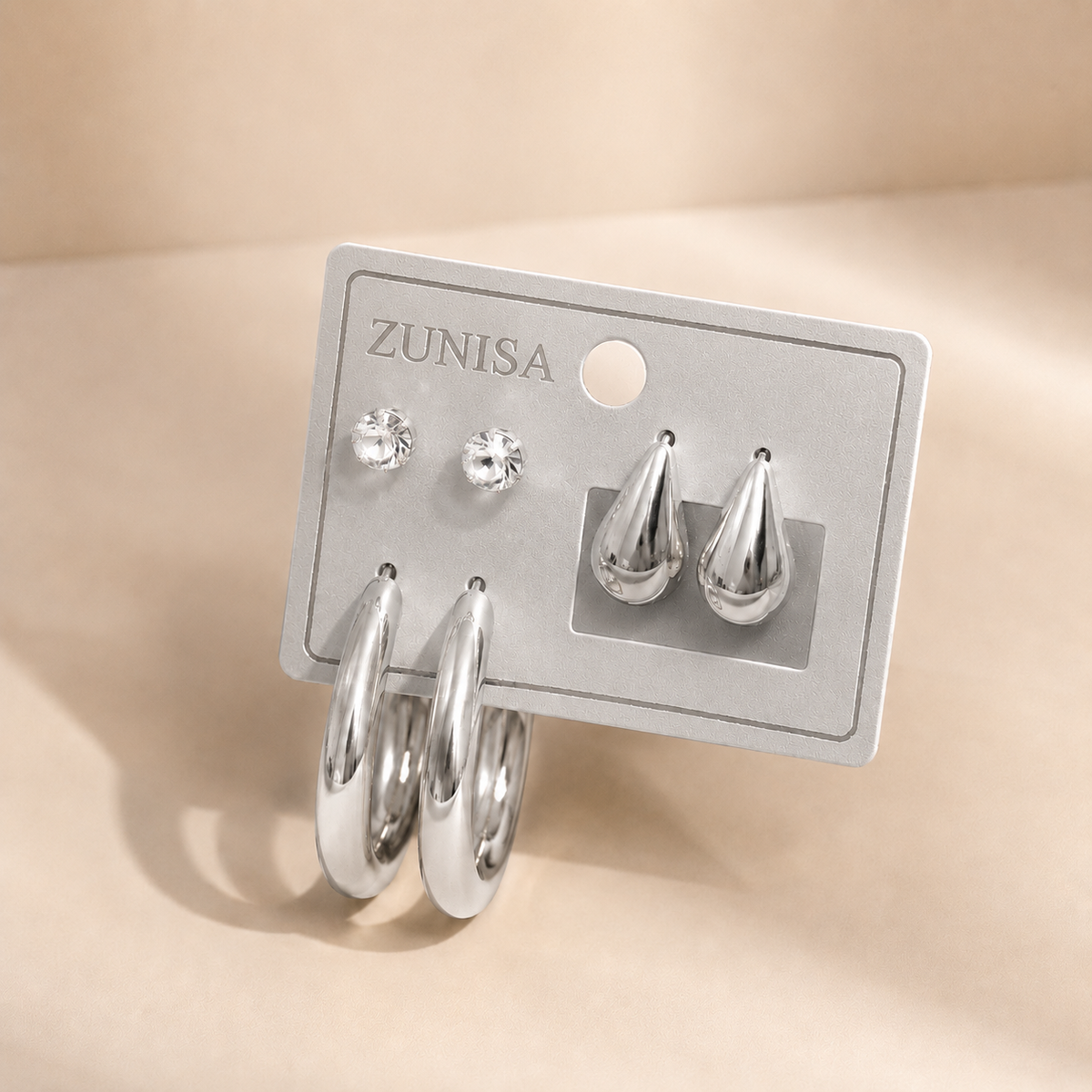 Aura Earring Trio Set