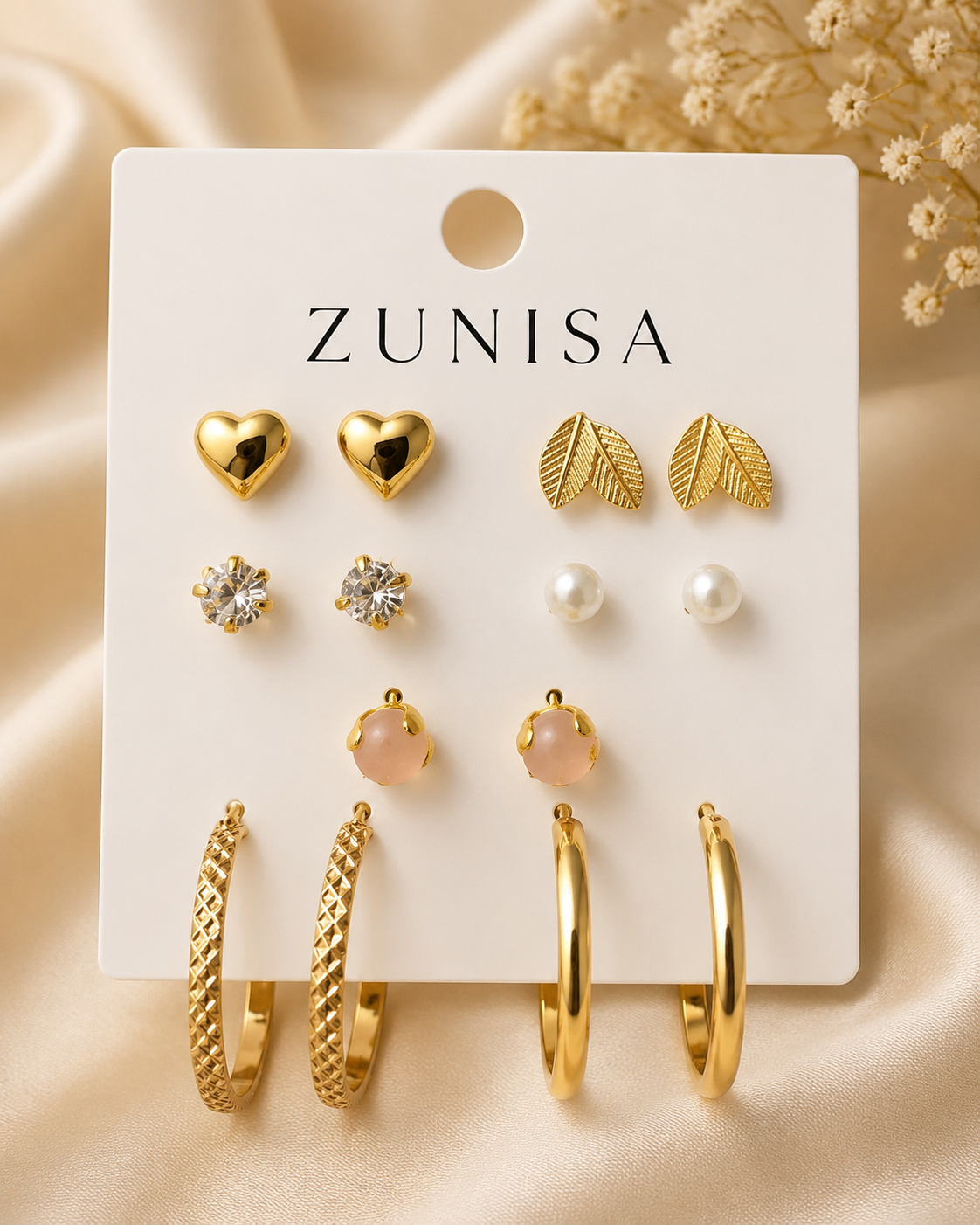 Blush Meadow Earring Set