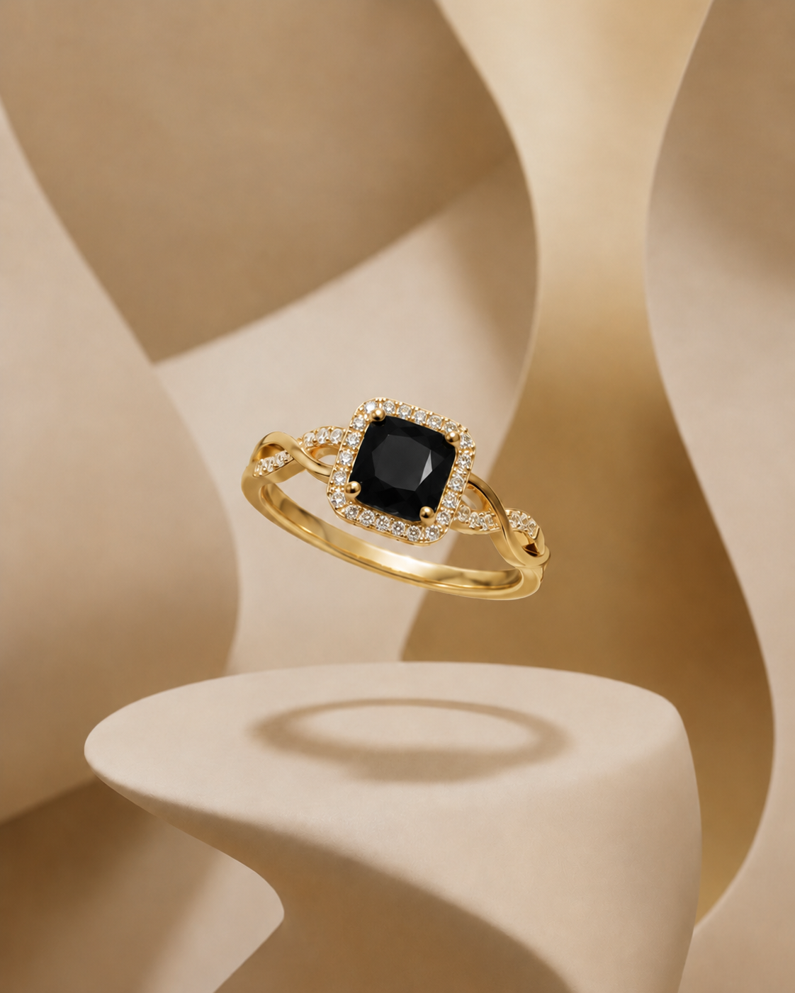 Aurora Twist Ring