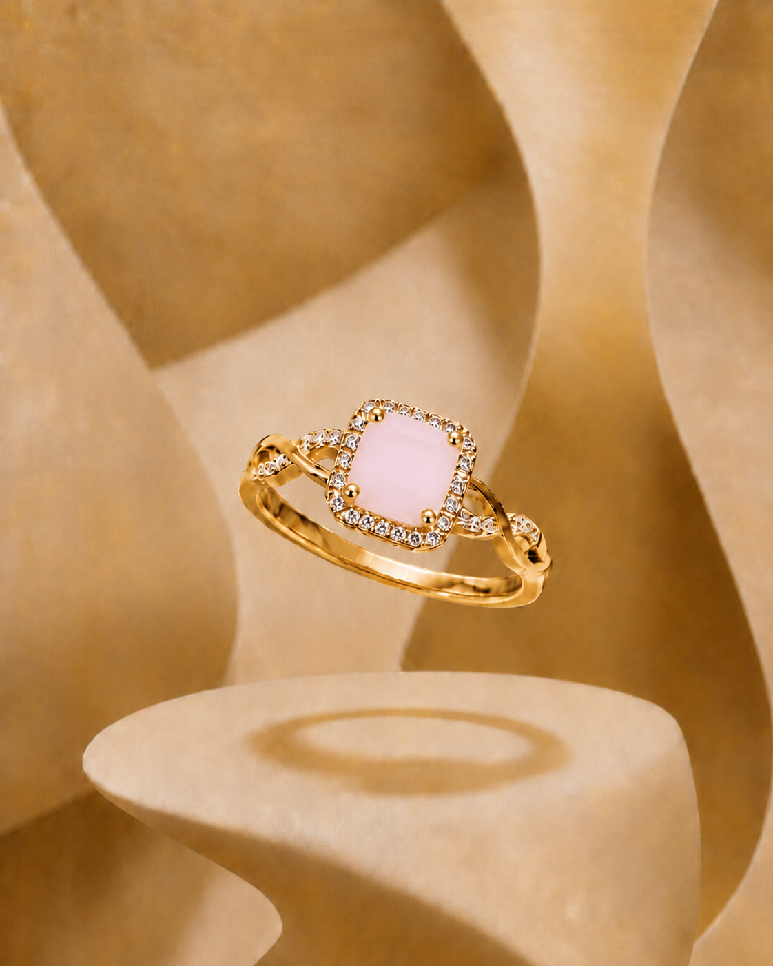 Aurora Twist Ring