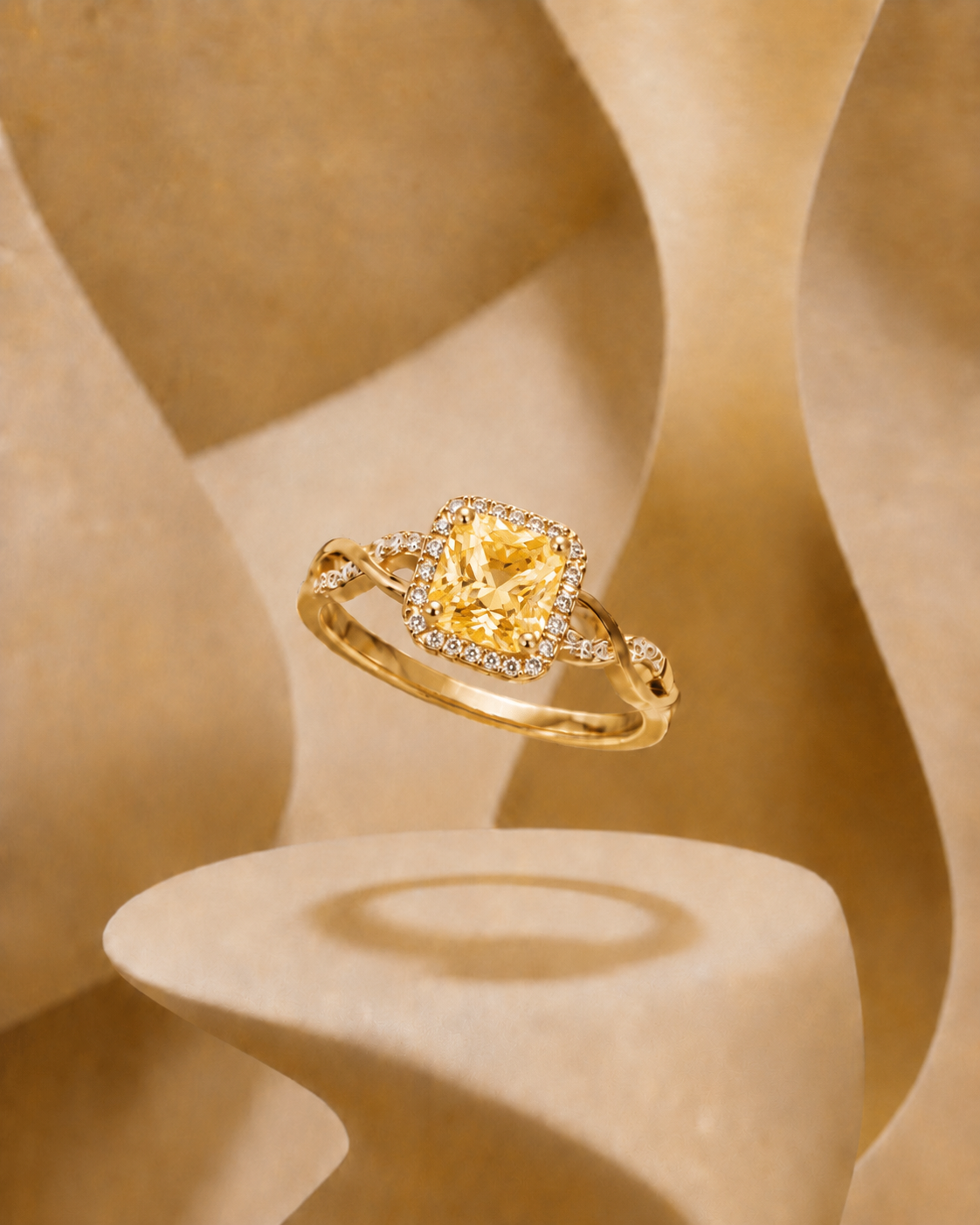 Aurora Twist Ring