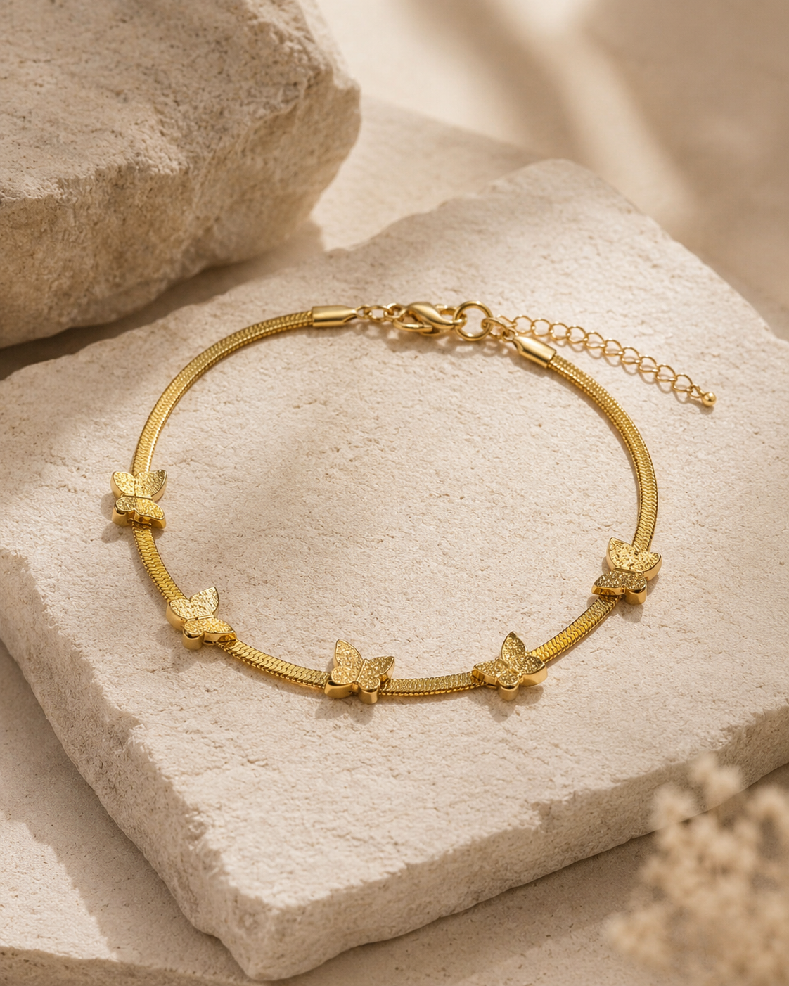 Golden Butterfly Bracelet