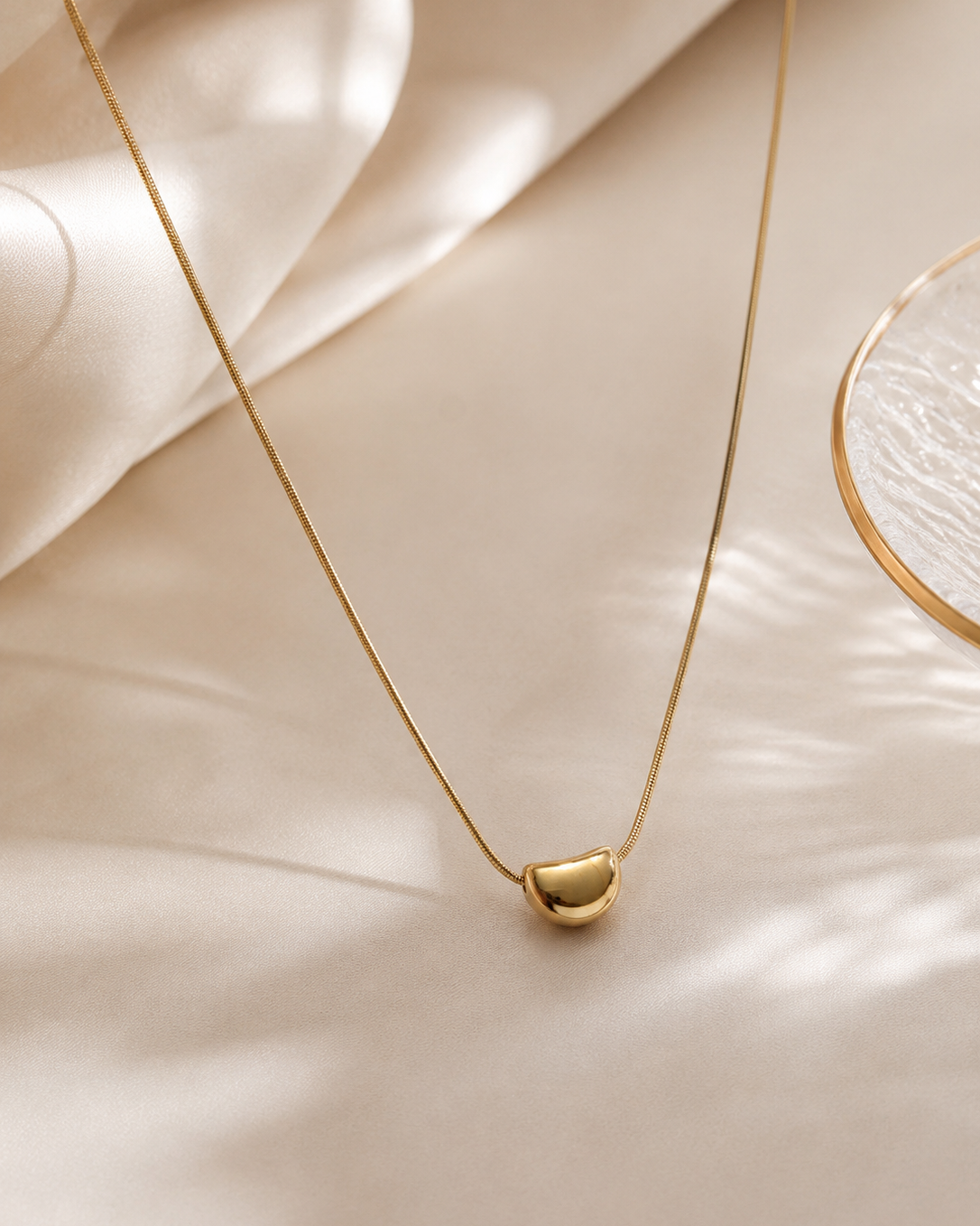 Golden Bean Pendant