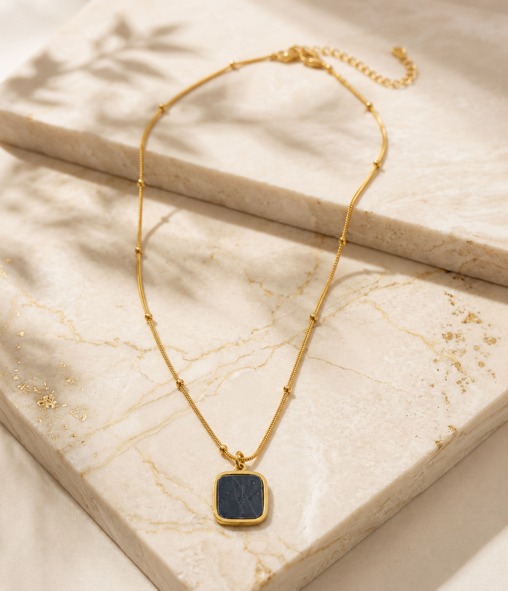 Black Stone Pendant
