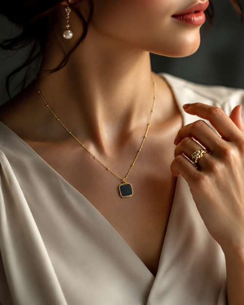 Black Stone Pendant