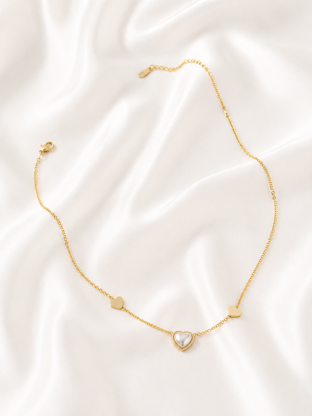 Golden Heart Charm Pendant