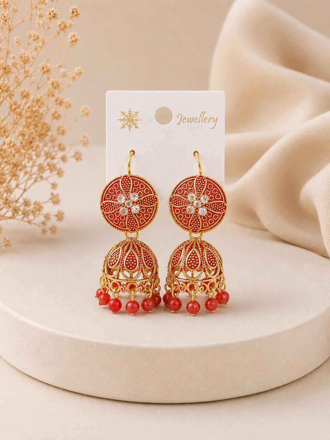 Bloom Meenakari Earrings